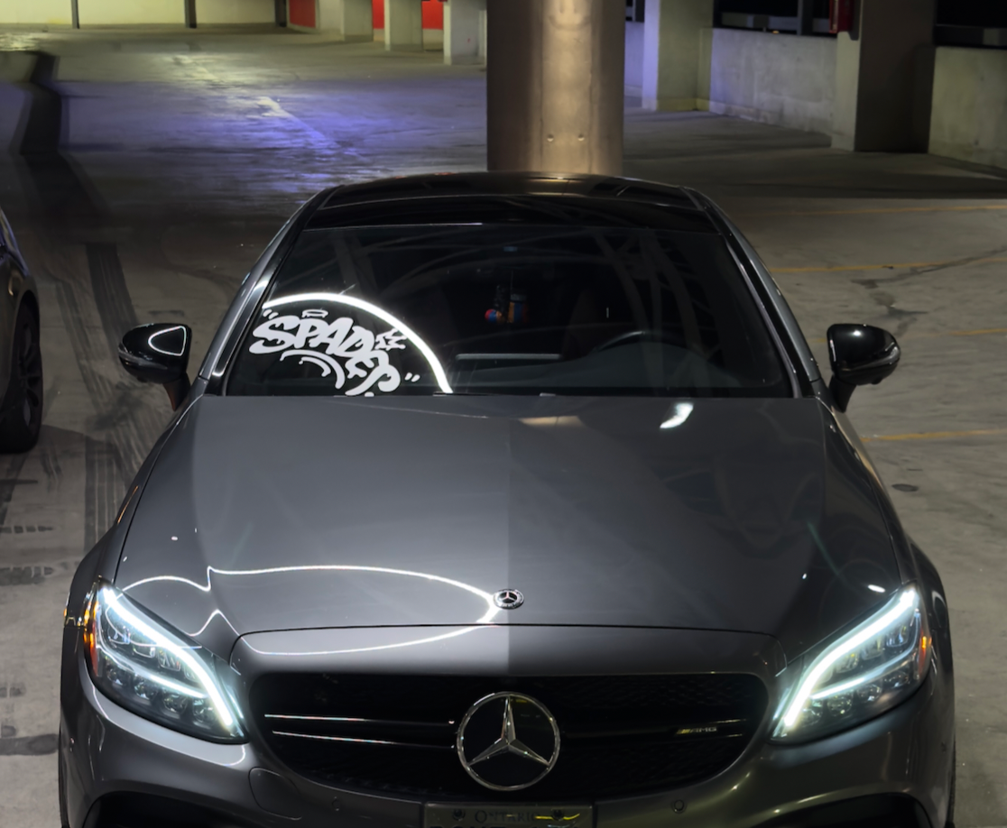 Graffiti Style Corner Banner